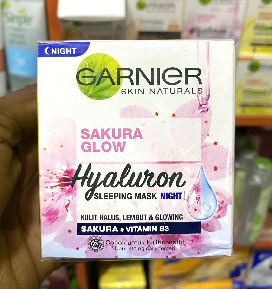 Sakura Glow Hyaluron Slerping Mask (Night)