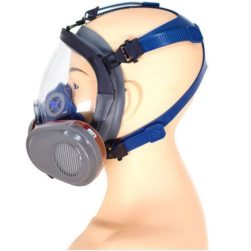 Smoke Black Tinted Full Face Respirator Gass Mask PD-101