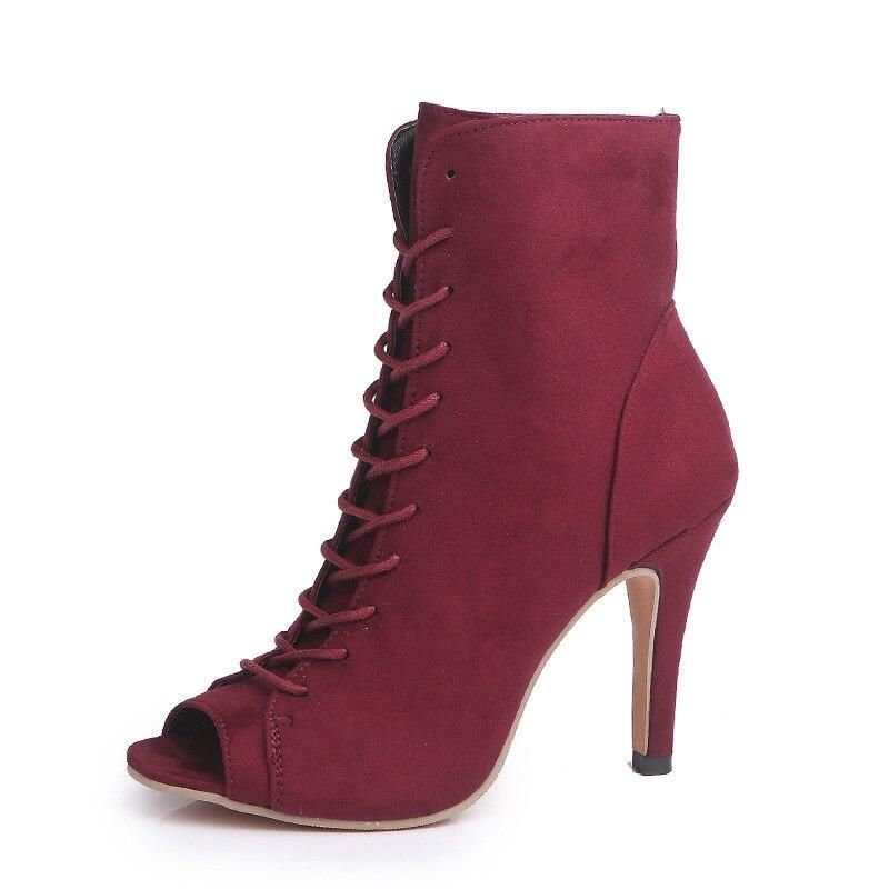 Women's high-heeled ankle boots