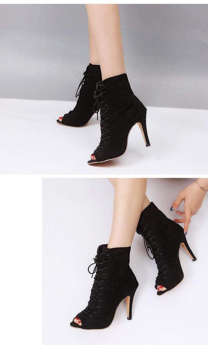Women's high-heeled ankle boots