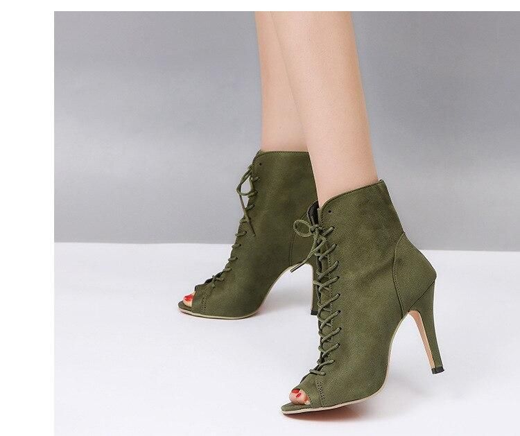 Women's high-heeled ankle boots