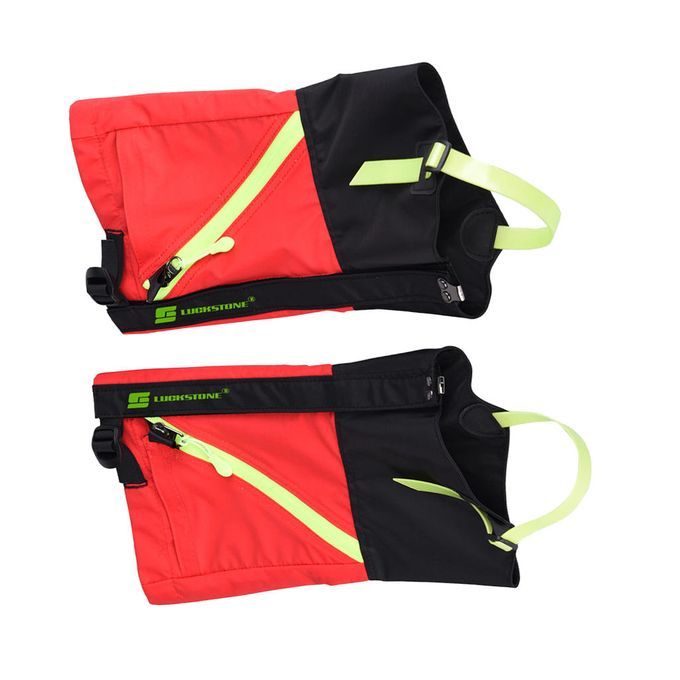 Children Kids Outdoor Ski Snow Boot Gaiters Leg Cover Waterproof Red