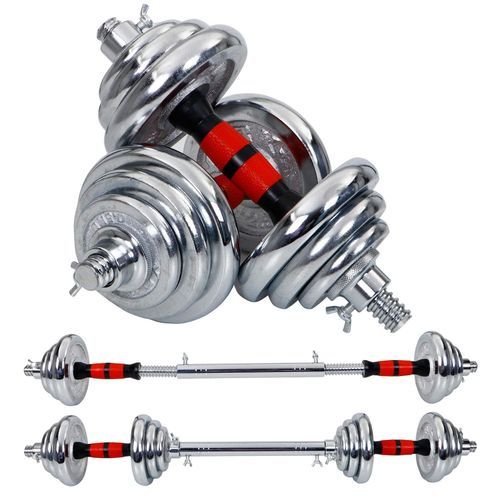 30KG CHROME ADJUSTABLE DUMBELL