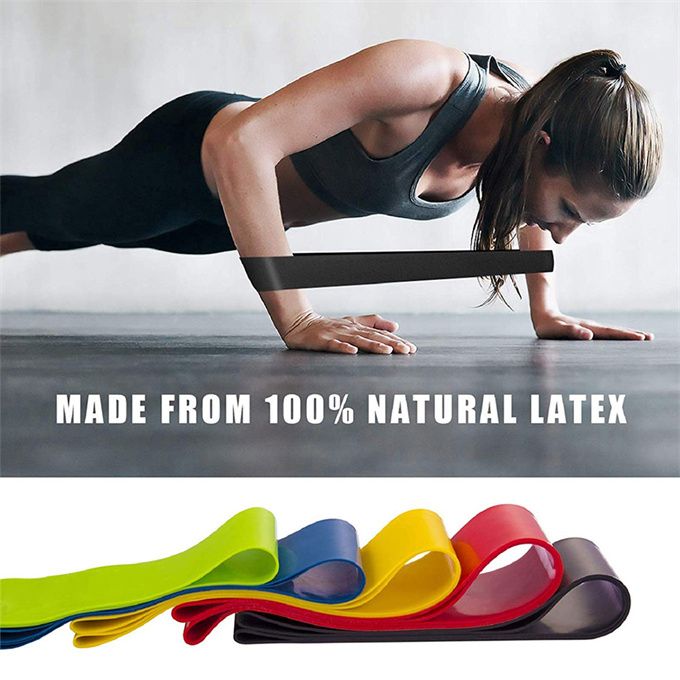 5 IN 1 Resistance Bands Fitness Set Rubber Loop Bands Strength Training Elastic Bands