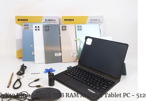X19 Ultra 10 Inch 8GB RAM Android Tablet PC - 512GB