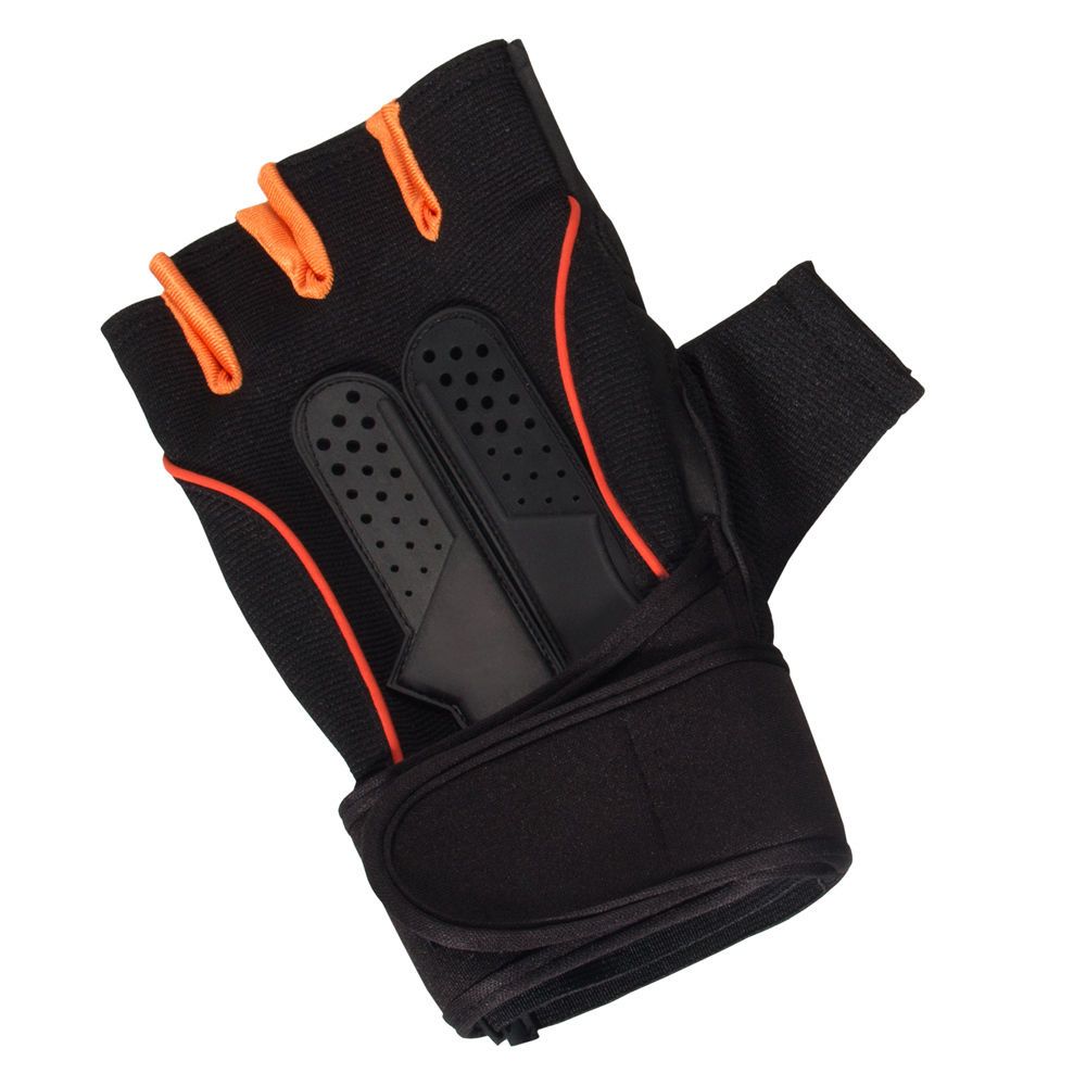 Men's Anti-skid Guantes Half Gloves Gym Fitness Protective Exercise