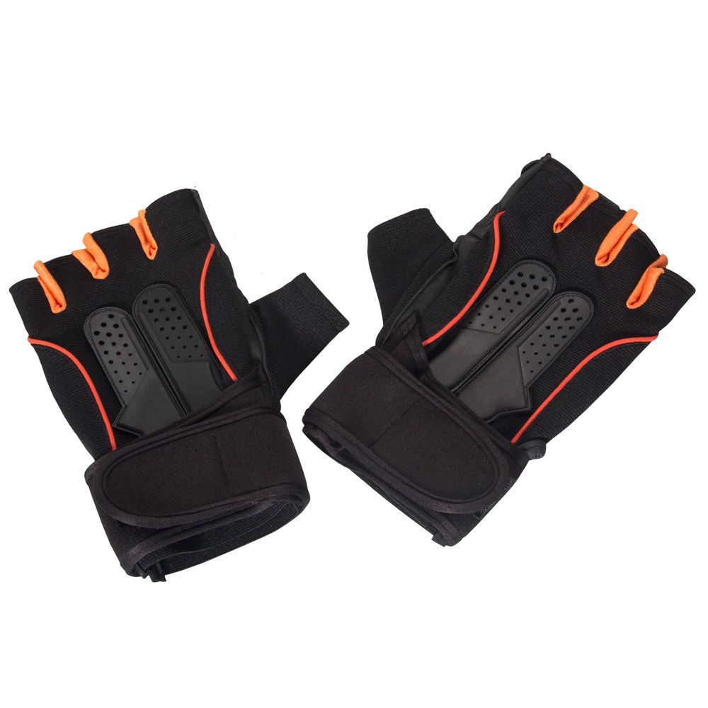 Men's Anti-skid Guantes Half Gloves Gym Fitness Protective Exercise