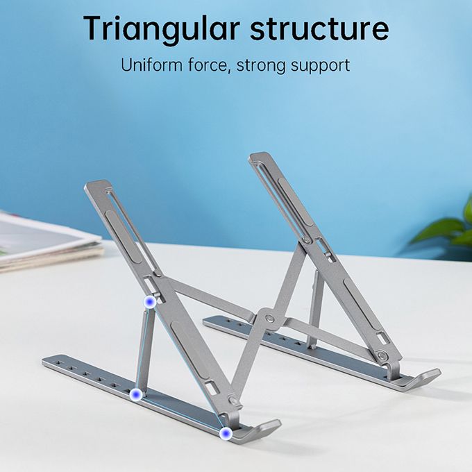 Aluminum Alloy Laptop Stand 7 Gears Adjustable Portable Folding Laptop Cooling Bracket Laptop Holder