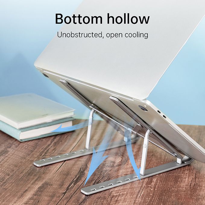 Aluminum Alloy Laptop Stand 7 Gears Adjustable Portable Folding Laptop Cooling Bracket Laptop Holder