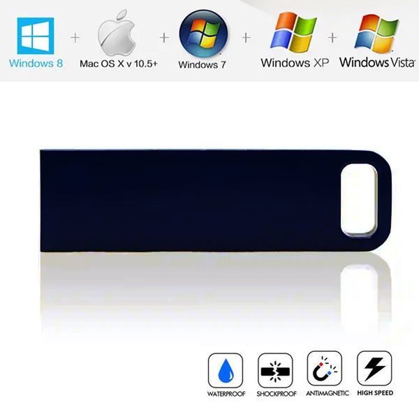 128GB Fine Carving Metal USb Flash Drive Waterproof