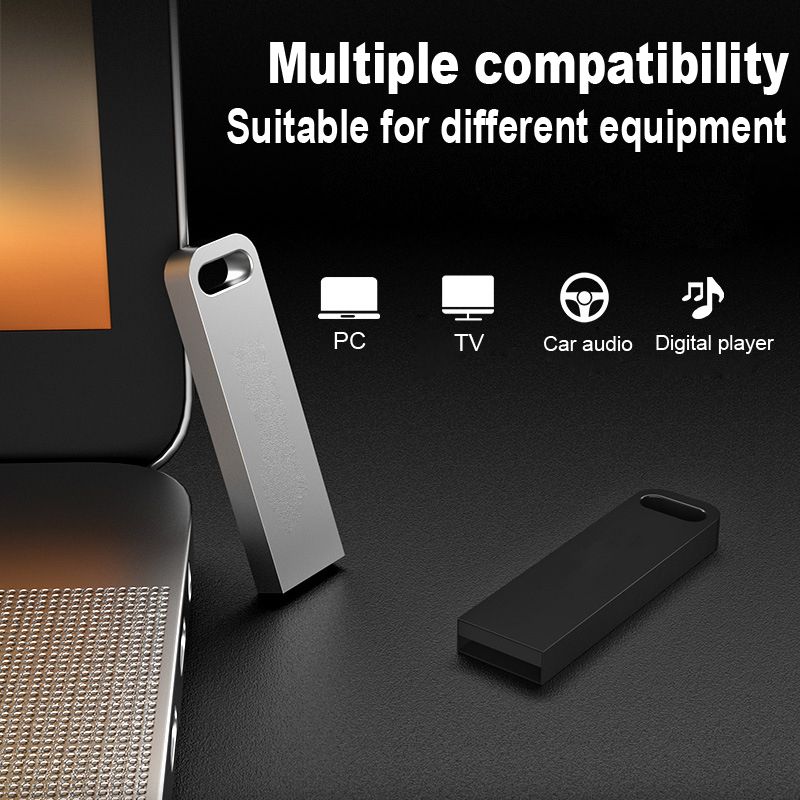 128GB Fine Carving Metal USb Flash Drive Waterproof