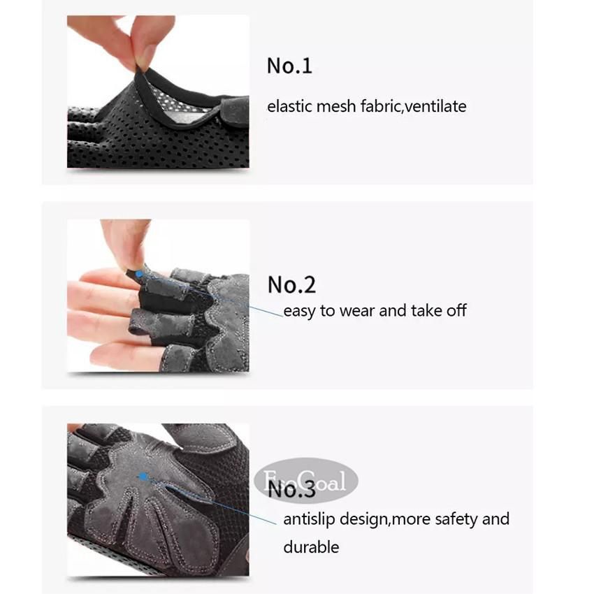 EsoGoal Women Fitness Sports Glove Breathable Half Finger