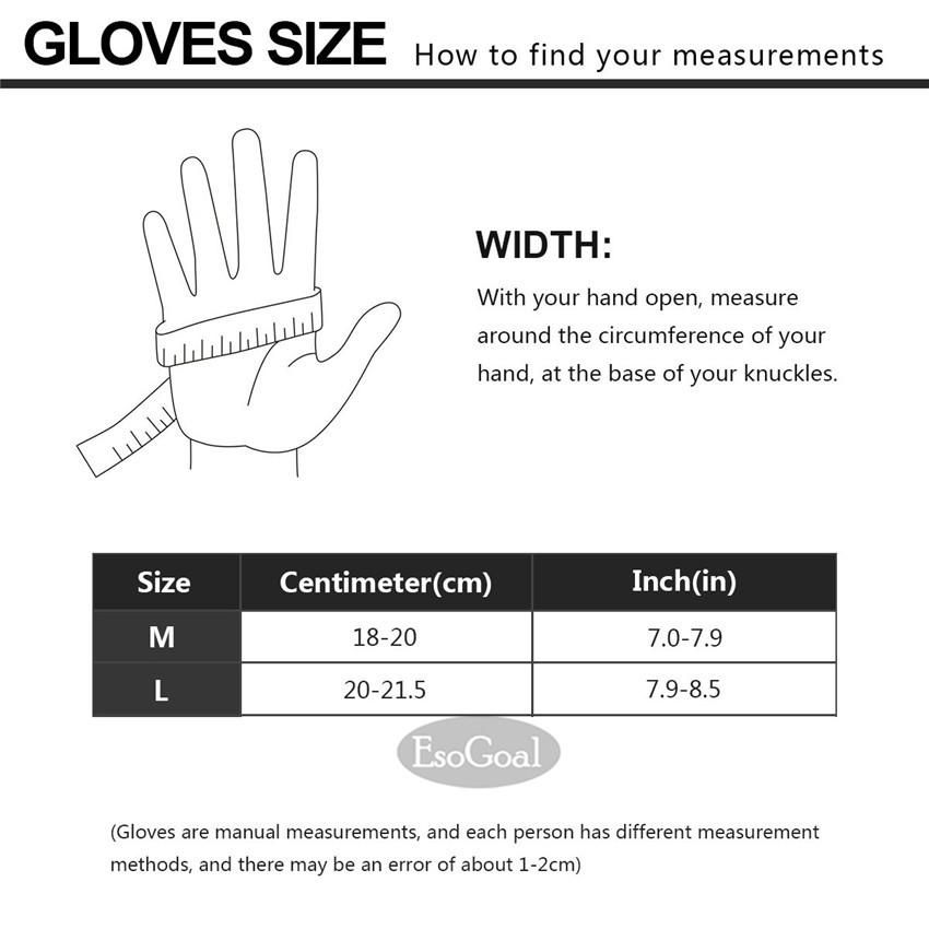 EsoGoal Women Fitness Sports Glove Breathable Half Finger