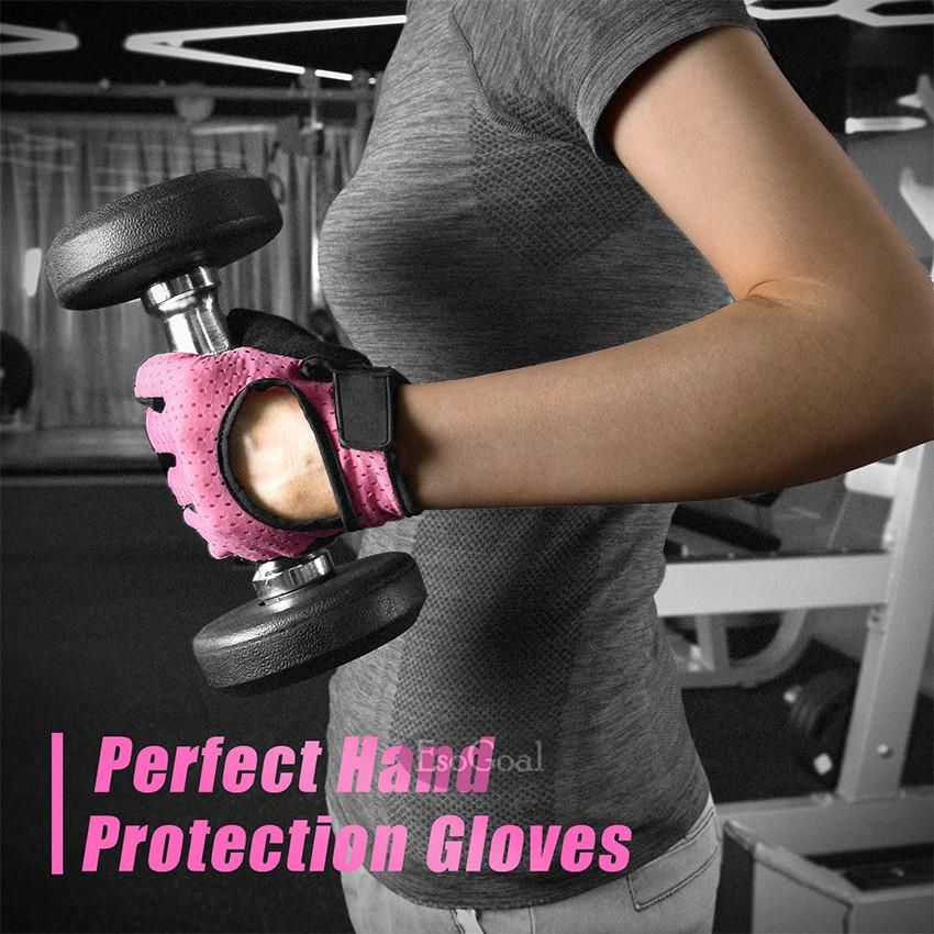 EsoGoal Women Fitness Sports Glove Breathable Half Finger