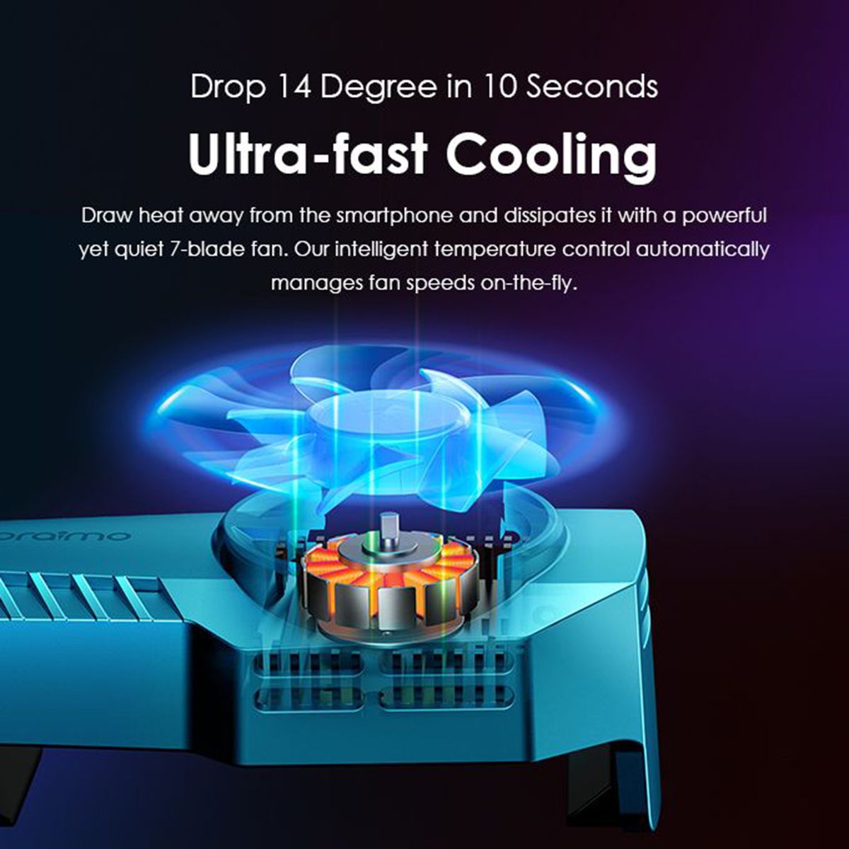 Ultra-fast Quiet Wide Compatibility Mobile Phone Radiator
