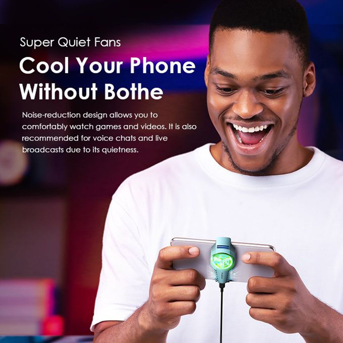 Ultra-fast Quiet Wide Compatibility Mobile Phone Radiator