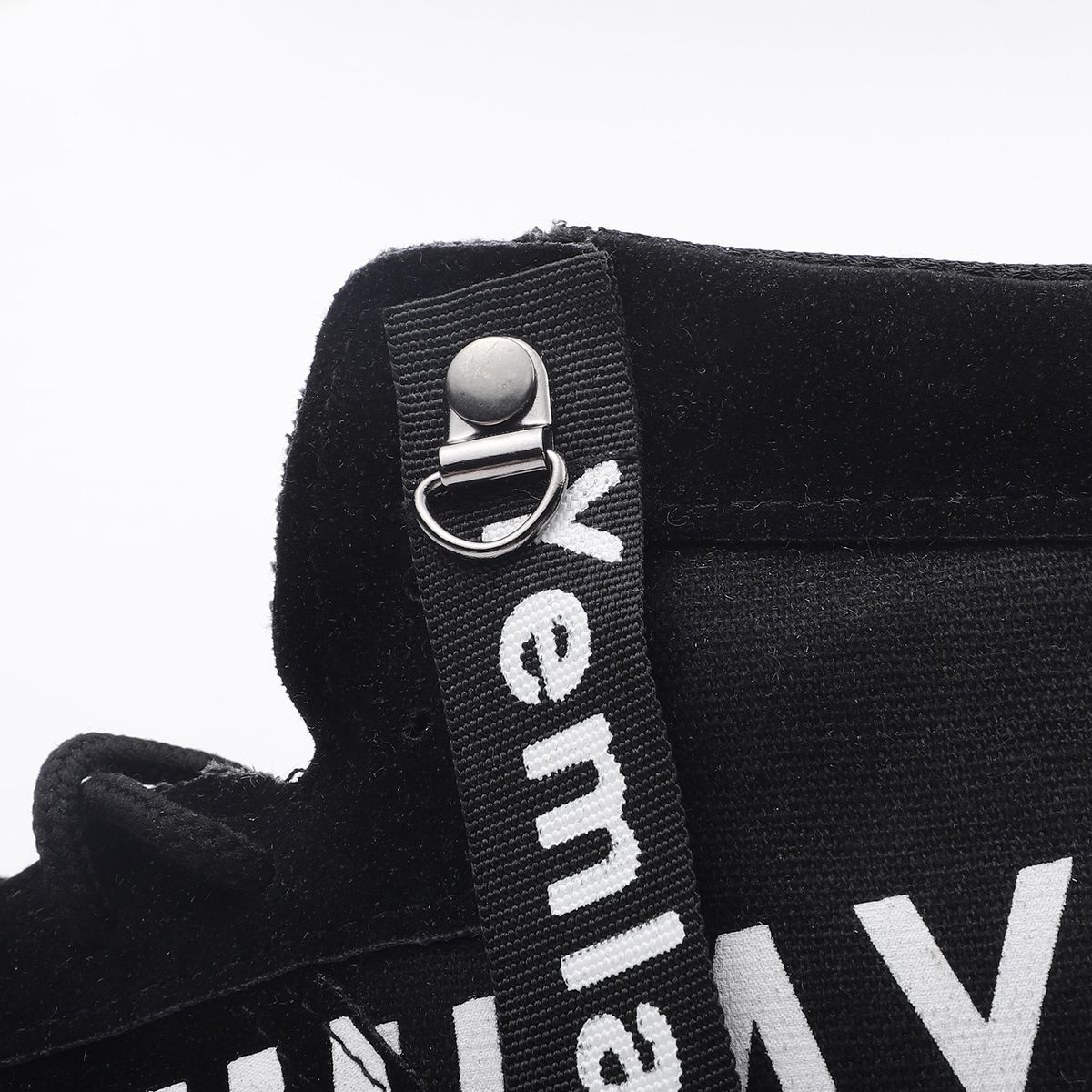 Men's High Top Sneakers-black