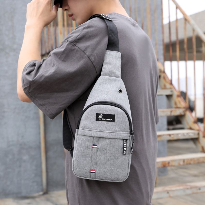 Men Casual Outdoor Travel Crossbody Bag Chest Bag