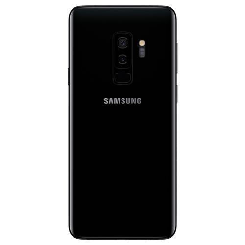 Galaxy S9 Plus 6.2-Inch (6GB, 64GB ROM) Single Sim  - Black + Free Pouch & Screen Protector