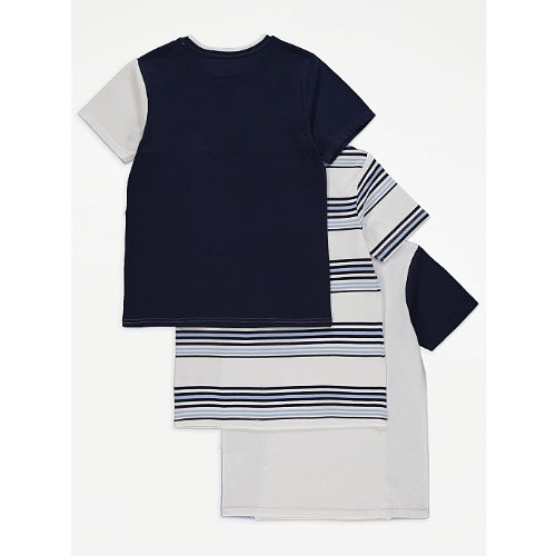 Limited Edition Assorted Striped T-shirts -3Pieces
