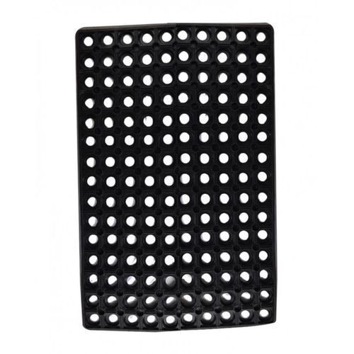 Rubber Floor Welcome Door Foot Mat - Black