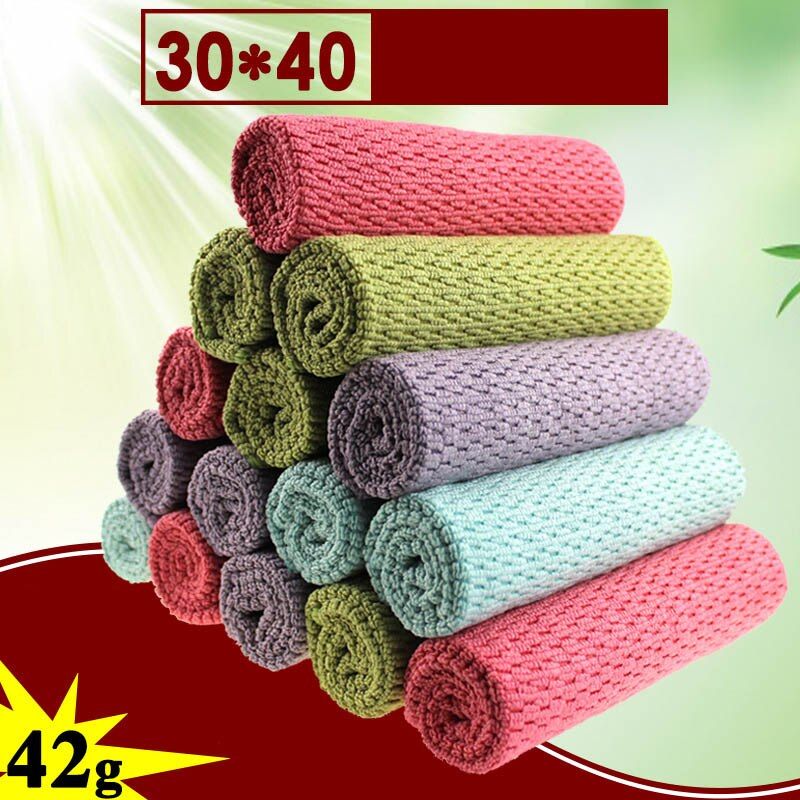8pc Absorbent  Portable Kitchen Towel  Cleaning Cloth