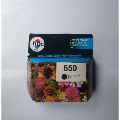 HPCI (High Performance Compartible) 650 Black Ink Advantage Printer Cartridge
