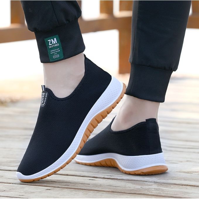 Male Slip-on Sneakers - Black