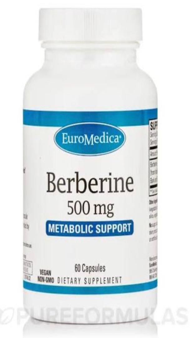 EuroMedica Berberine 500mg Metabolic Support