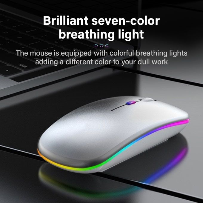 Bluetooth Dual Model Led 2.4Ghz Rechargeable Wireless Mouse