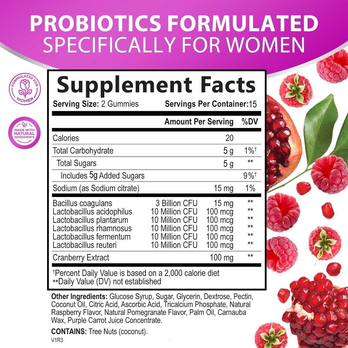 2-in-1 Hot Deal: Boric Acid -12count & Women's Probiotics Gummies With Cranberry