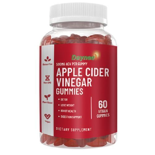 Apple Cider Vinegar Gummies For Detox, Weight Loss, Cholesterol & Energy