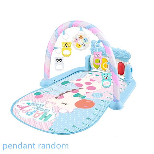 Baby Play Mat Gym Fitness Music Fun Piano - Blue