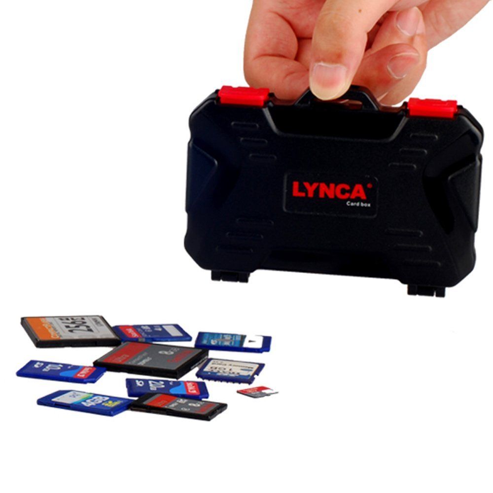 LYNCA 24 Slots Memory Card Storage Case