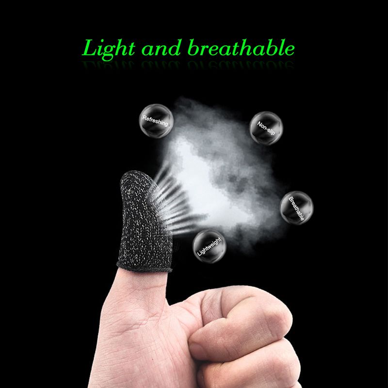 10 Pcs Sweat-proof Game Finger Cover For Thumb