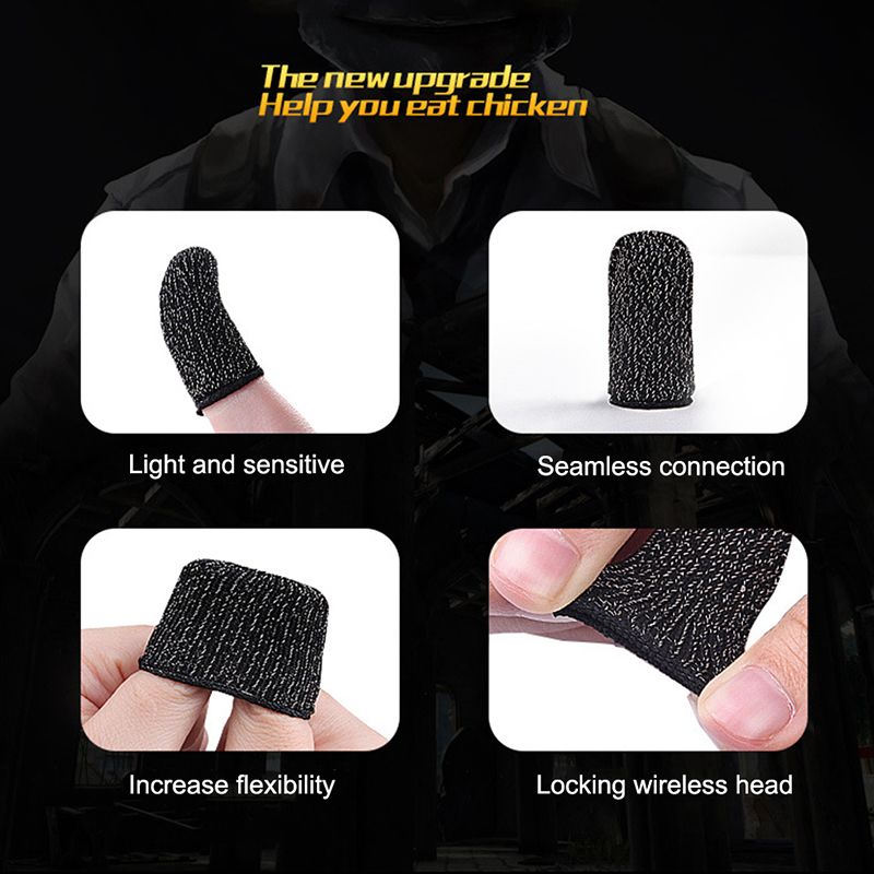 10 Pcs Sweat-proof Game Finger Cover For Thumb