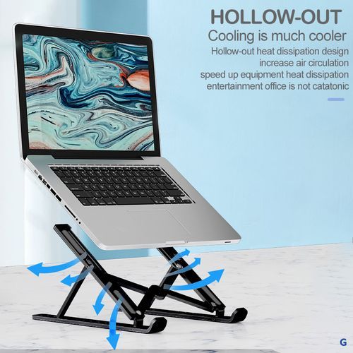 10 Steps Laptop Stand Desktop Stand Can Be Adjusted In