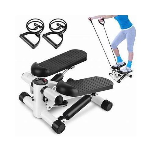 MINI STEPPER WITH RESISTANCE BANDS AND LCD MONITOR