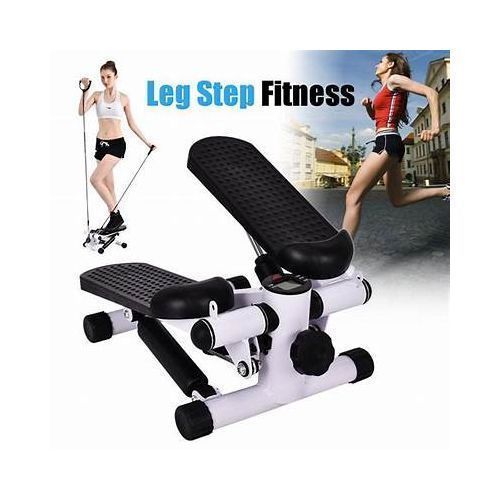 MINI STEPPER WITH RESISTANCE BANDS AND LCD MONITOR