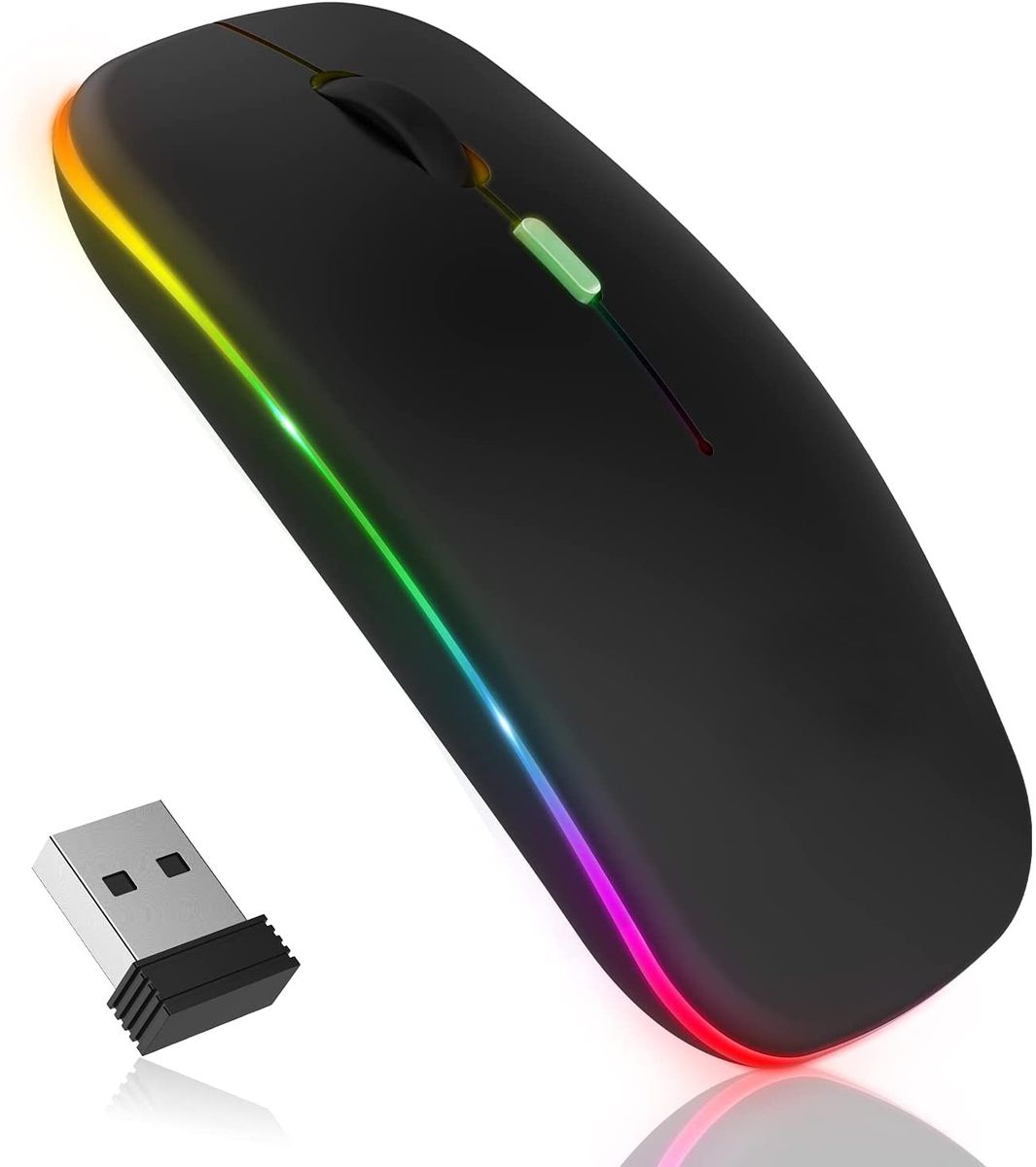 2.4G Colorful RGB Lighting Wireless Mouse