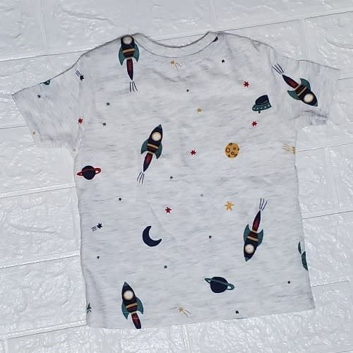 Space Design Tshirt And Shorts Set