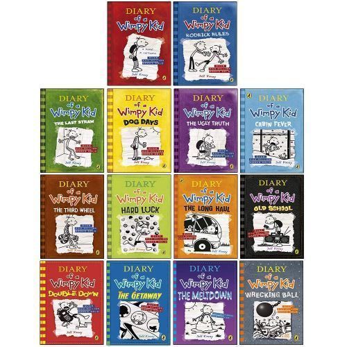 Diary Of A Wimpy Kid 14 Books  (Books 1-14)