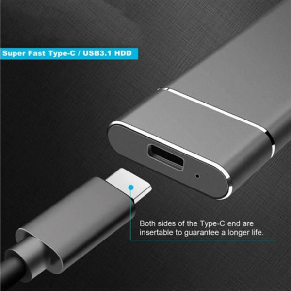 16TB SSD Hard Disk Drive HDD Mobile External Storage Device