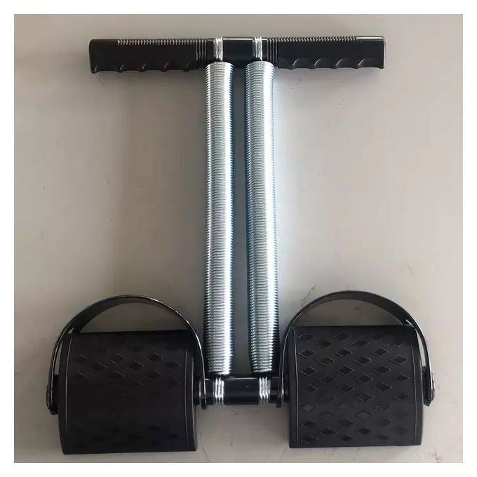 Tummy Trimmer Double Spring Abdominal -black Color