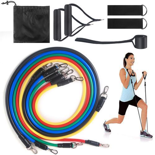 11 Pcs/Set Resistance Exercising Band/Yoga Rope Pull