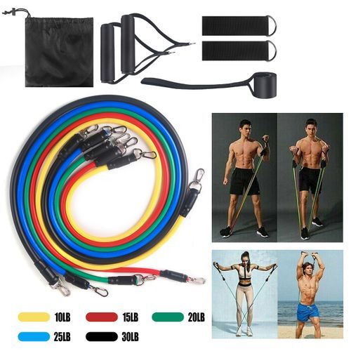 11 Pcs/Set Resistance Exercising Band/Yoga Rope Pull