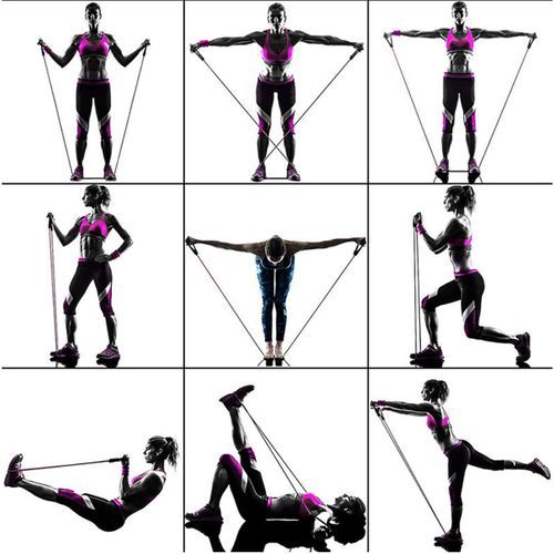 11 Pcs/Set Resistance Exercising Band/Yoga Rope Pull