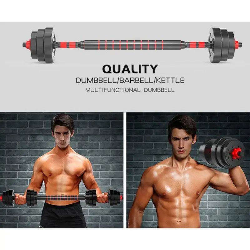 20KG Dumbbell Set With Barbell Extension