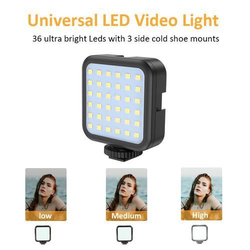 Live Streaming Vlogging Kit LED Video Light Tripod Phone Holder + Microphone For YouTube/Tiktok/Facebook/Camera
