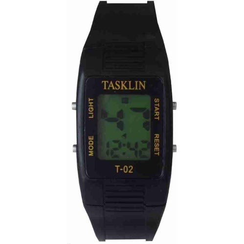 Teens Unisex Led Light Digital Watch- Black